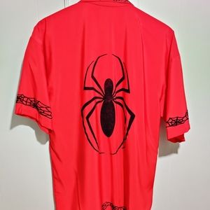 Vintage Spiderman Polyester Shirt